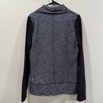 Lululemon  Daily Yoga Jacket Reversible Slub Denim Polar Haze / Black Size 10 EUC Photo 6