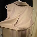 Tea & Cup TEA N CUP LOS ANGELES DOUBLE BREAST COLAR KHAKI SLEEVELESS SHIRT DRS L Photo 4