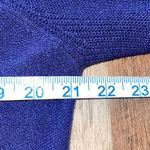 Eileen Fisher Womens Open Front Asymmetric Drape Cardigan Sweater Royal Blue Pet Photo 6