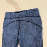 Nike  Dri-Fit Zen Epic Running Crop Leggings Women’s Large Blue Abstract Athletic Photo 9
