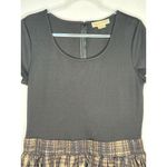 Michael Kors Michael  Black Bubble Hem Plaid Skirt Dress hoilday formal Size 12 Photo 5