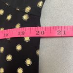 Yumi Kim  Black Gold Polka Dot Lexington Top High Ruched Neck Long Sleeve Office Photo 9