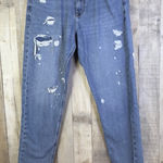 EXPRESS Size 6 Vintage Distressed High Rise Cropped Raw Hem w/5 Pockets Photo 0