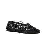 Dear Frances Balla Weave Flats in Black 36 With Box Womens Leather Shoes Size 5 Photo 1