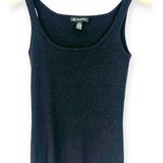 INC . | M | Shimmer Metallic Ribbed Knit Sleeveless Tank Top Women's Photo 0