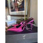 retrofete Cindy Slingback Heel Metallic Pink Womens Size 39 US 8 Photo 7