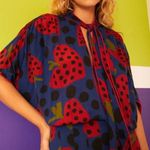 Farm Rio ππ Heartberry Maxi Dress ~ Heart Shaped Strawberry Print Medium Photo 1