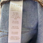 frame denim Le Cutoff Denim Jean Shorts Bixby Raw Fray Hem Denim Shorts Size 27 Photo 4