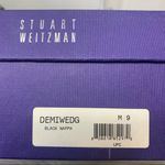 Stuart Weitzman demiwedge 5050 Nappa black leather boots sz 9 Photo 7
