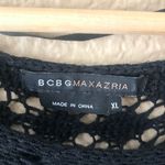 BCBGMAXAZRIA  fringe crochet sweater dress Photo 2