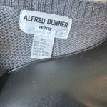 Alfred Dunner Vintage  Chunky Knit Button Down Sweater Vest Size Petite Photo 1