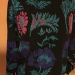 Vintage 80s sparkly flowers sweater Size L Photo 3