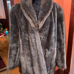 Vintage Jacques Saint Laurent fur coat Brown Size undefined Photo 0