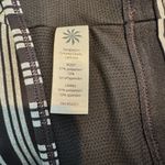 Athleta Medium Crossback Sports Bra Black White Stripe Activewear Photo 3