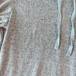 Maurice's Heathered Blue Lighweight Hooded Tunic Sweater Photo 1