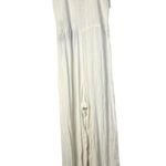 Rip Curl White Fiesta Wide Leg Smocked Cropped Jumpsuit XS Photo 2