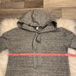 Daily Ritual soft stretch hooded sweatshirt dress M Gray Size M Photo 9