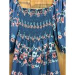 A. Calin‎ by Flying Tomato super cute floral dress long sleeve Blue Photo 2