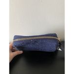 Talbots NWT  Party Animals Navy Speckled Small Wristlet Christmas Embroidered Bag Photo 4