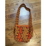 Cordobags Orange‎ Yellow Hippie Crossbody Bucket Bag Tote Purse Fringe Boho Orange Photo 1