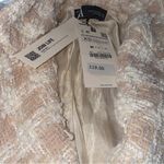 ZARA NWT  Textured Tweed Light Pink Double Breasted Blazer. Blogger fave. Size XS Photo 4