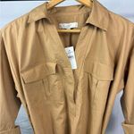 Loft NEW  Belted Pocket Midi Shirtdress Size 6 Photo 3