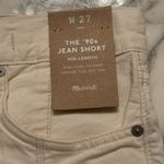 Madewell NWT '90s Mid-Length Jean Short in Vintage Canvas Waist 27 Photo 8