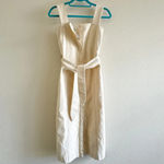 Nanushka Sally Denim Creme Midi Dress XS Photo 2