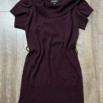 A Byer Vintage Y2k A. Byer Maroon Burgundy Turtleneck Sweater Dress Womens Large Photo 0