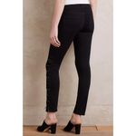 Paige  Wyatt Lace Up Ankle Skinny Jeans in Black Shadow Size 26 NEW Photo 1