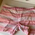 Tommy Hilfiger Shorts 8 Pink Striped Madras 5” inseam 100% cotton Photo 7