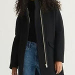 J.Crew Cocoon Italian Stadium-Cloth Wool Coat Size 8 Photo 0