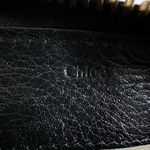 Chloé Chloe Leather Bow Black Leather Wallet Authentic 8” x 4” Photo 11