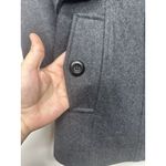 Fashion Bug  Women’s 1X Peacoat Jacket Gray Wool Blend Double Breasted Photo 3