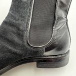 Clarks  x Orla Kiely Ponyhair Chelsea Boots Black Leather Booties Photo 6