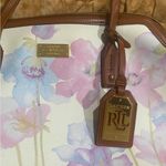 Ralph Lauren Floral Pink and Blue purse Photo 7