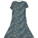 Lands End Womens Short Sleeve Dress Teal Blue/Green, size Small Blue Photo 1