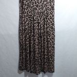 Jouica Leopard Print Tank A Line Dress Pockets Casual Vacation Size M Tan Size M Photo 3
