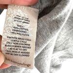 Soft Surroundings  Lacey Embroidered Gray Button-Up Shirt Size Small Photo 11