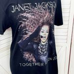Russell Athletic Janet Jackson Together Again 2023 Tour Short Sleeve Tee Shirt Black Medium Photo 4