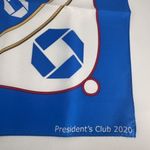 Vineyard Vines NIB  Women's Silk Presidents Club 2020 Square‎ Scarf Blue 35x35 Photo 4