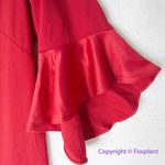 New!  red flare bell sleeve sheath‎ dress, size L, Chico's size 2 Photo 4