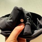 Lululemon  Black Mesh Racerback Sports Bra Size 6 High Support Workout Athleisure Photo 2