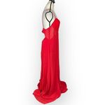 ASOS DESIGN Maxi Dress Women's 10 Ruched Bust Chiffon Paneled Corset A-Line NWT Photo 5