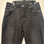 Risen  black jeans frayed hem size 29/9 Photo 1