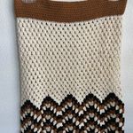 New Stella Pardo Paris Crochet Chevron Knit Skirt Size M Photo 5