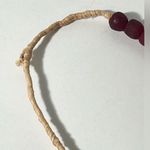 Ghanaian Inspired Red Wine Bead Necklace Photo 5