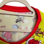 The Grinch Dr. Seuss Sleepwear Pajama Top Womens Small Red Green Christmas Knit Photo 1