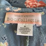 Band of Gypsies Blue Floral Mini Dress Photo 6