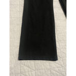 Old Navy Wide Leg Cropped Leggings Pants Womens Size Medium Black White Logo Photo 3